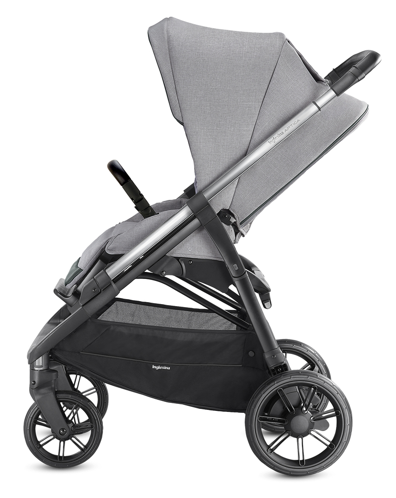Коляска 2 в 1 Inglesina Aptica  с подставкой под люльку Stand Up, Silk Grey