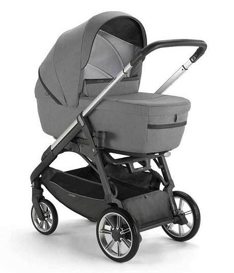 Коляска 2 в 1 Inglesina Aptica New с подставкой под люльку Stand Up, Satin Grey