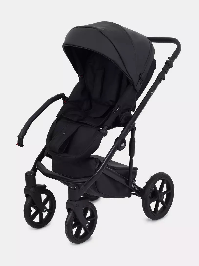 Коляска 3 в 1 Mowbaby Opus Midnight black, Черный