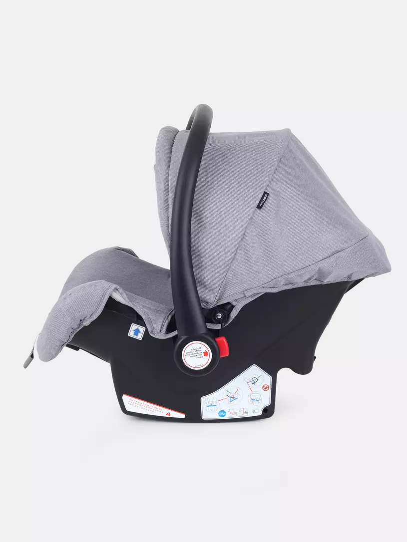 Коляска-трансформер 3 в 1 Mowbaby Jasper Silver grey