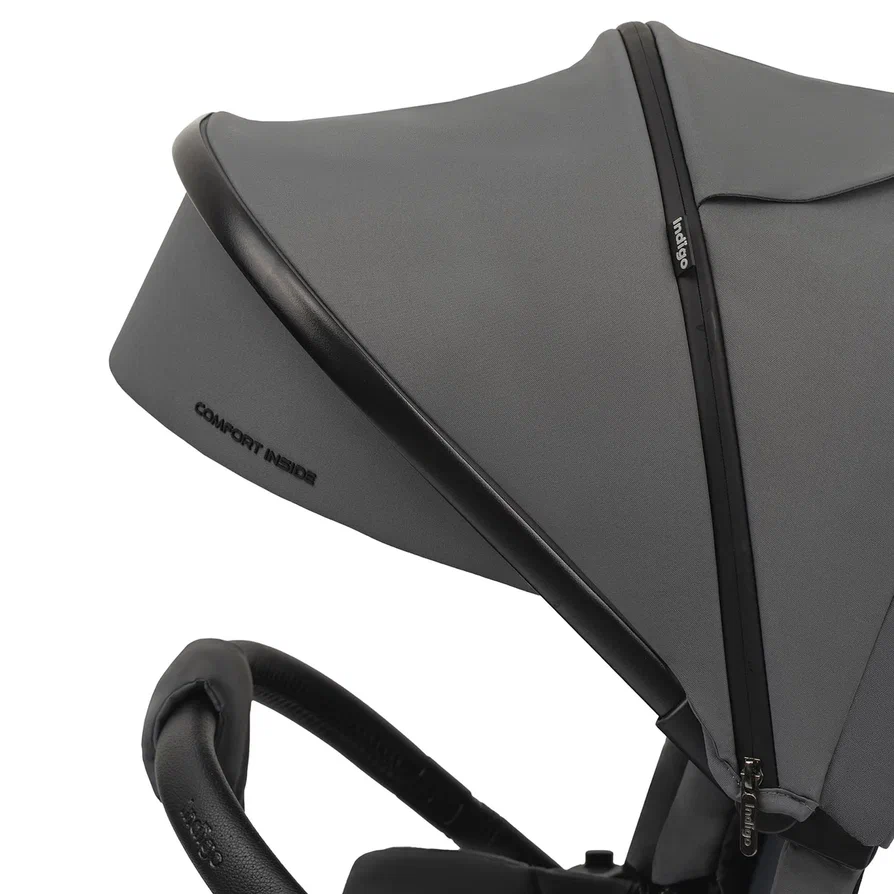 Коляска 2 в 1 Indigo SOLAR серый