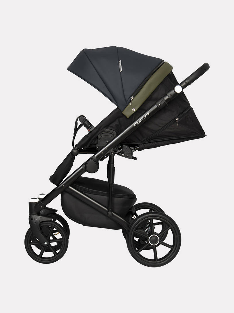 Коляска 2 в 1 Riko Basic Ozon 02 оливковый