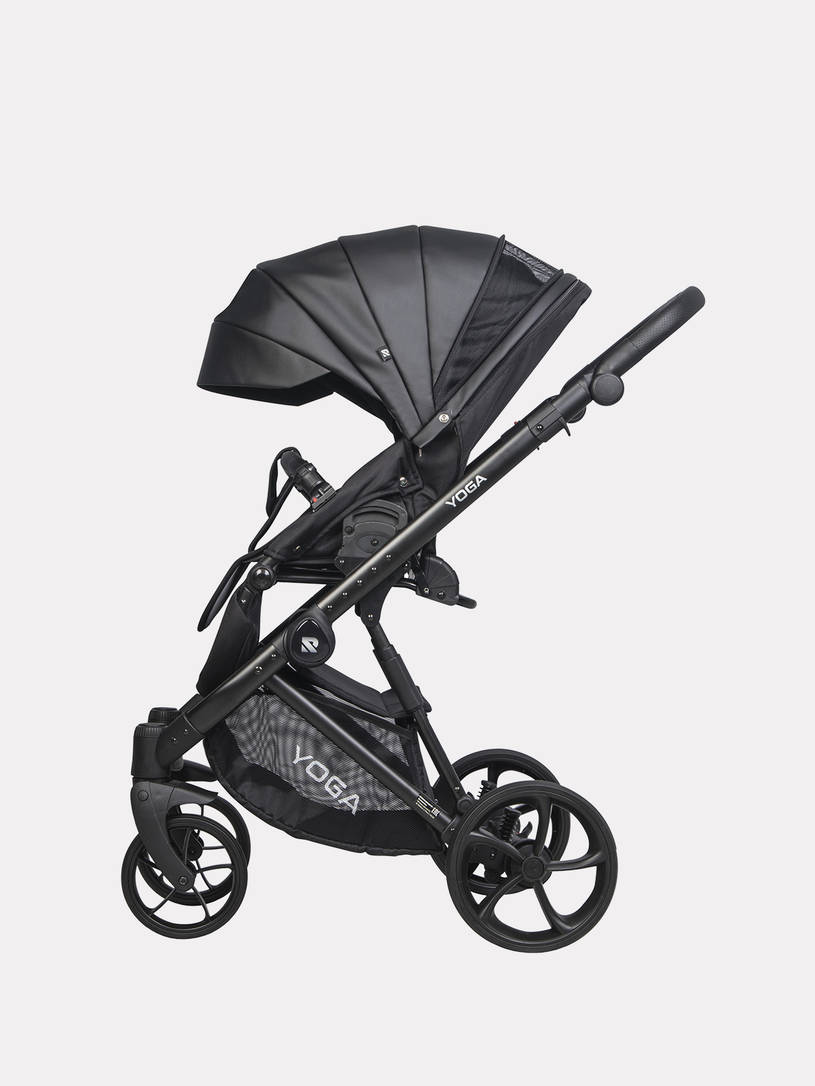 Коляска 2 в 1 Riko Basic Yoga Ecco 12 Black