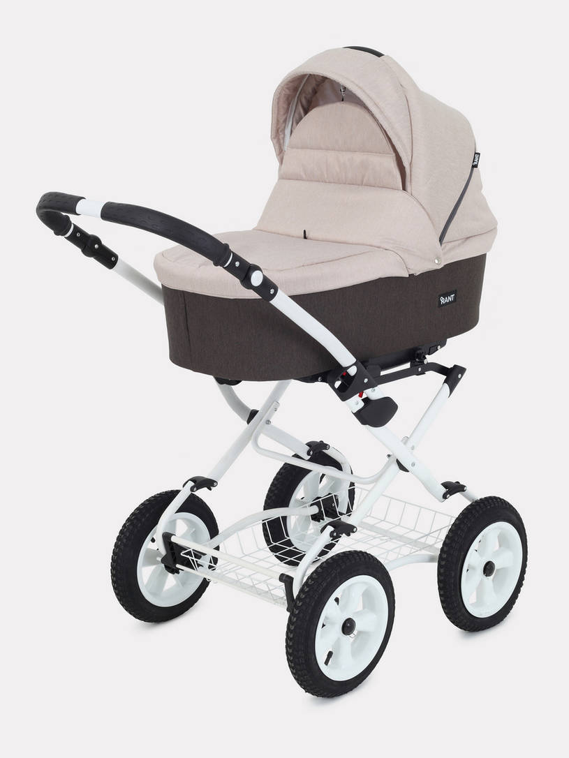 Коляска 2 в 1 Rant Dream Classic 05 коричневый-бежевый