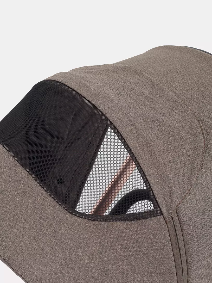 Коляска 3 в 1 Mowbaby Zoom PU silver cacao brown