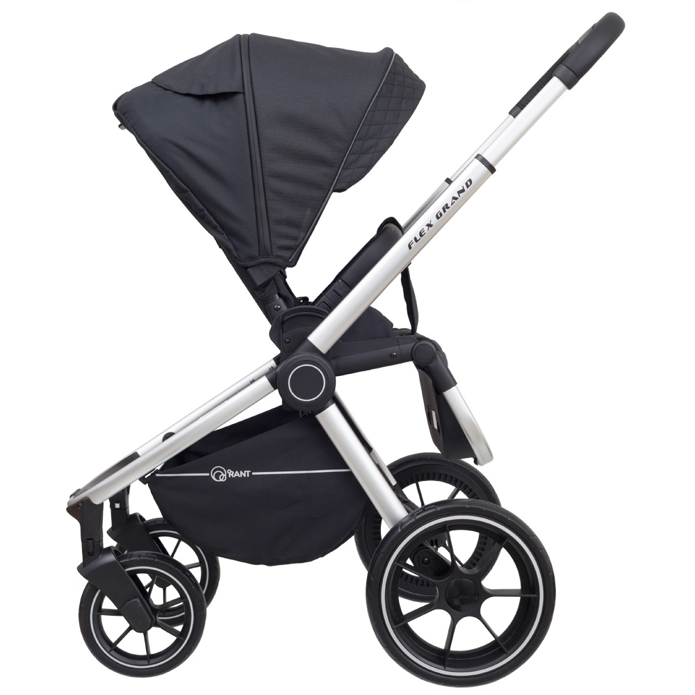 Коляска 3 в 1 Rant Flex Grand Midnight Black черный