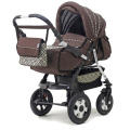 Коляска трансформер Bart-Plast Diana 2016 PKLO RO04, цвет: коричневый