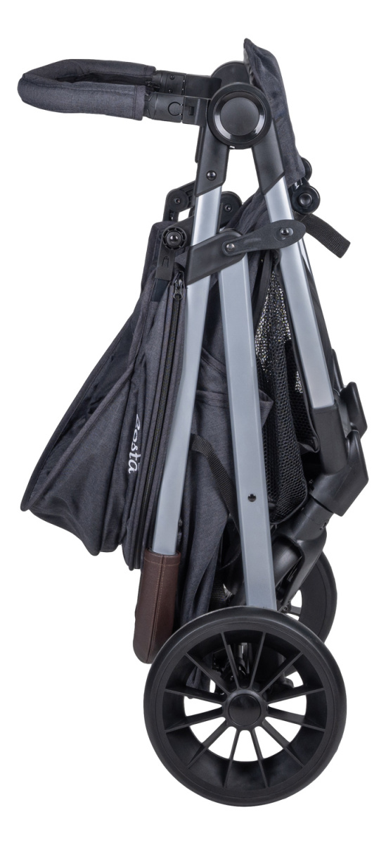 Коляска детская прогулочная Farfello COSTA Jenny + (Steel Grey/ Темно-серый)