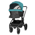 Коляска 2 в 1 Rant Senso Deep Malachite бирюзовый