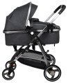 Коляска трансформер Farfello Pristina (Черный PS-15)