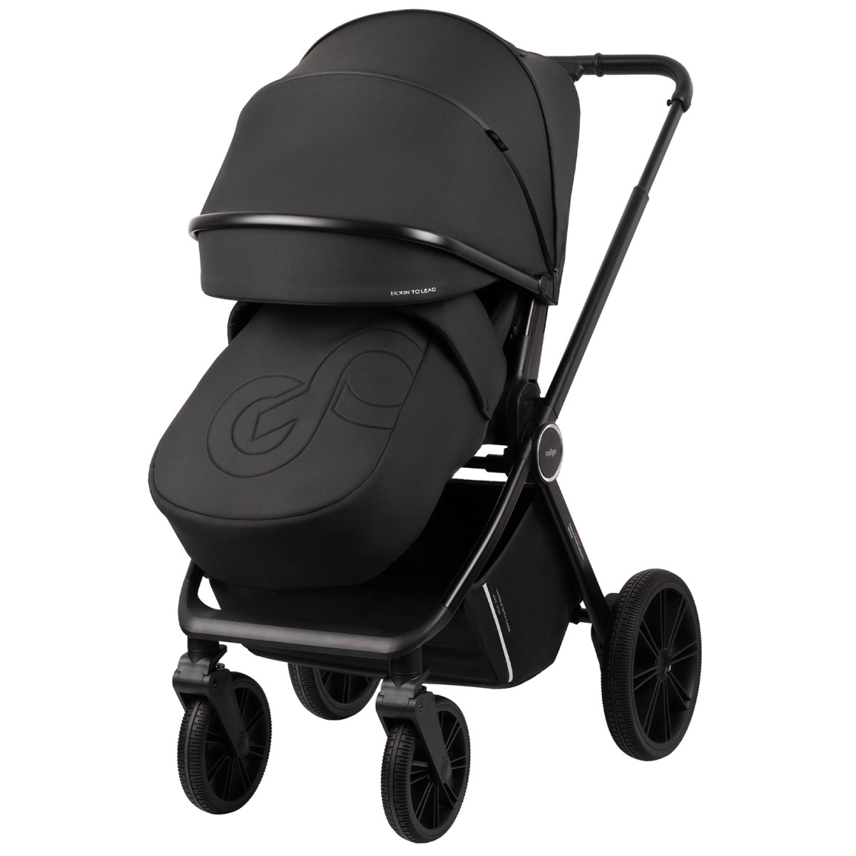Коляска 3 в 1 Indigo STING, черный