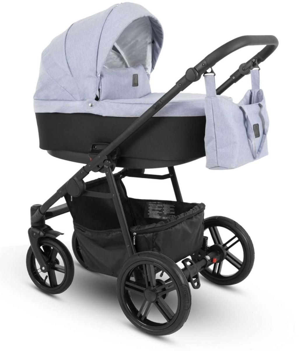 Коляска Camarelo Picco 2 в 1 голубой меланж