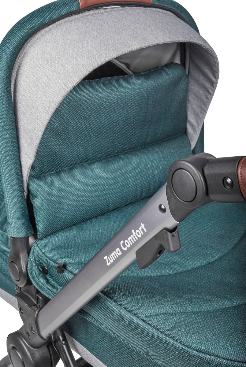 Коляска модульная 2 в 1 Farfello Zuma Duo Comfort (ZDC-12 Изумрудный)
