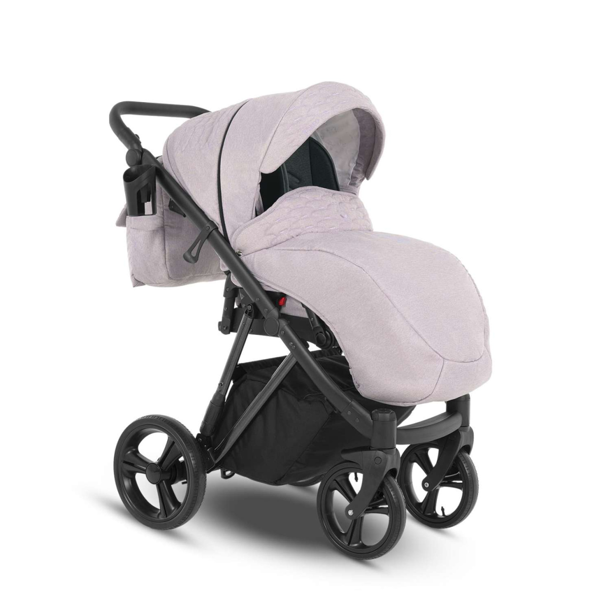 Коляска Camarelo Faro 3 в 1 пудровый меланж