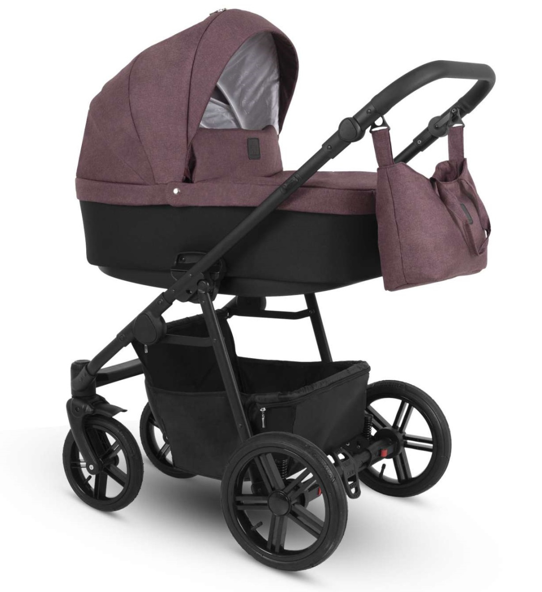 Коляска Camarelo Picco 2 в 1 гранатовый меланж