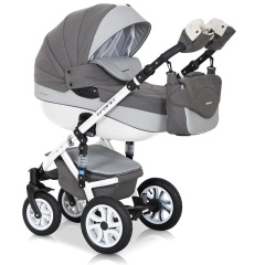 Коляска 3 в 1 Riko Bruno Ecco 17 серый