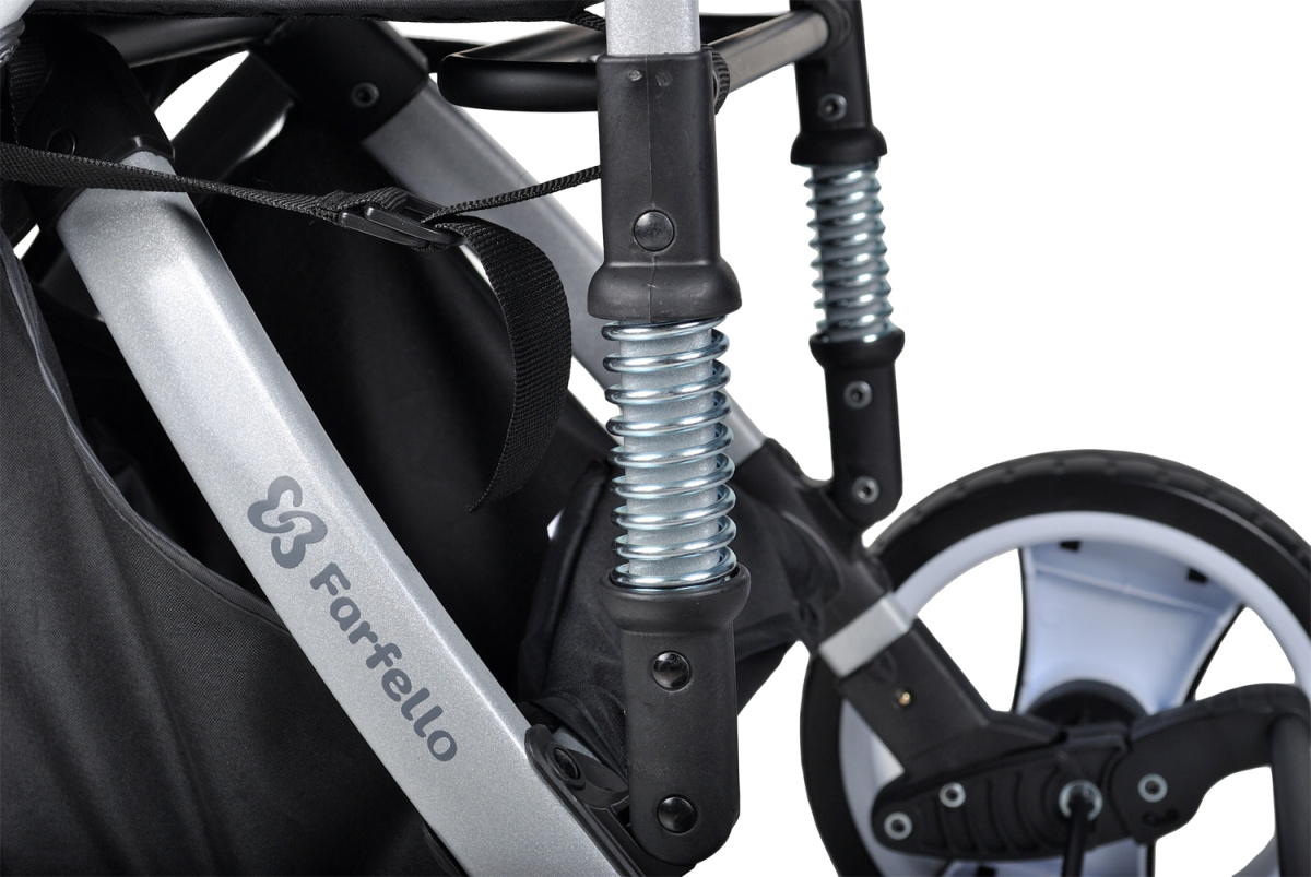 Коляска детская прогулочная Farfello Bino Angel Plus (Steel Gray Стальной серый)