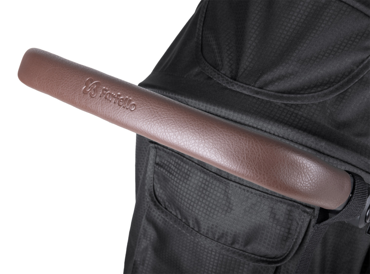 Коляска детская прогулочная Farfello Bino Angel Plus (Black Черный)