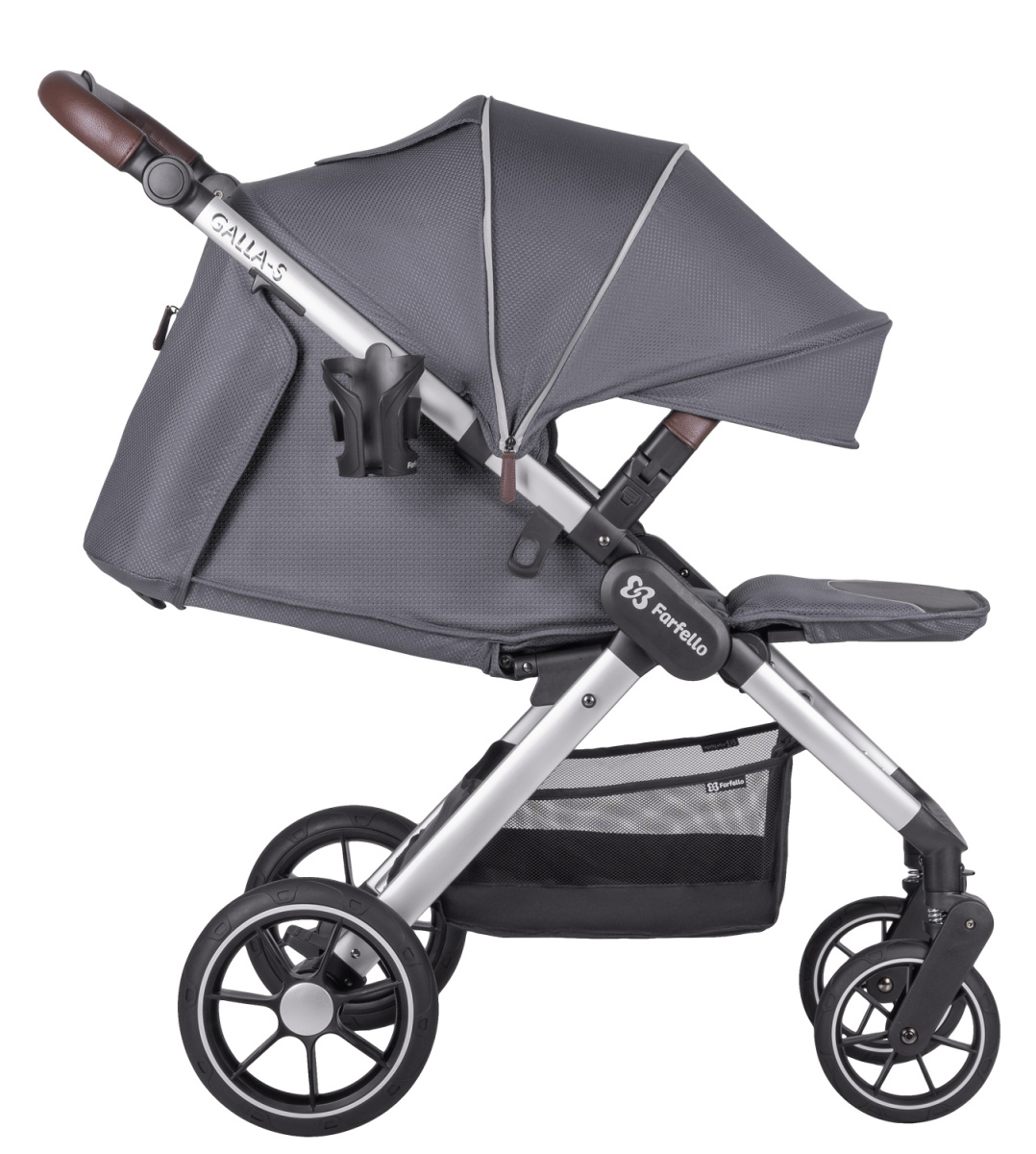 Коляска детская прогулочная Farfello Galla-S (Greige/Серый)