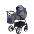 Коляска 3 в 1 Rant Nova 01 серый-синий