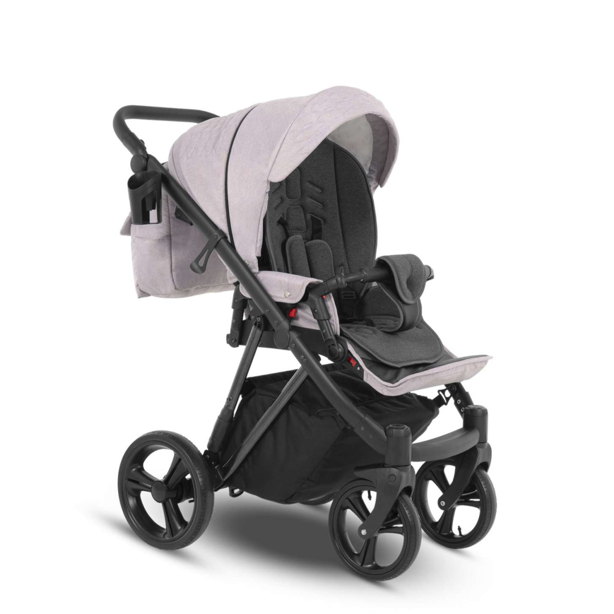 Коляска Camarelo Faro 3 в 1 пудровый меланж