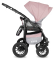 Коляска 3 в 1 Rant Siena 07 серый-розовый