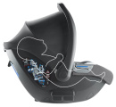 Автокресло Inglesina Darwin Infant Recline (0-13 кг), Satin Grey