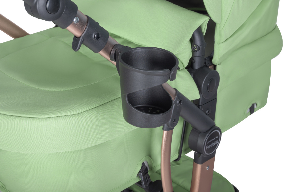 Коляска трансформер Farfello Aimile Original New Gold (Базилик NDG-4)