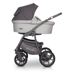 Коляска 2 в 1 Riko Basic Bella Pastel 01 серый