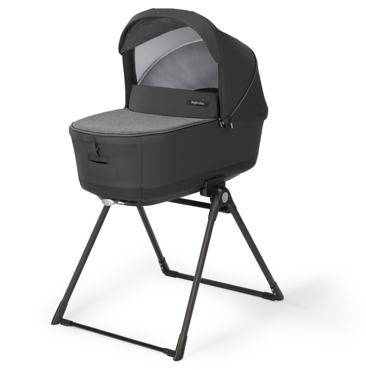 Коляска 2 в 1 Inglesina Electa с подставкой под люльку Stand Up, Upper Black