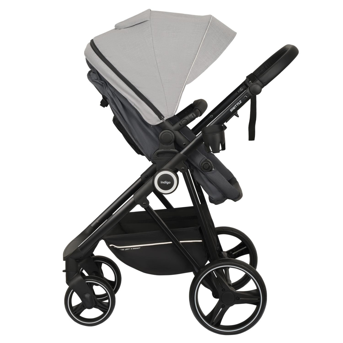 Коляска-трансформер Indigo SHUTTLE серый