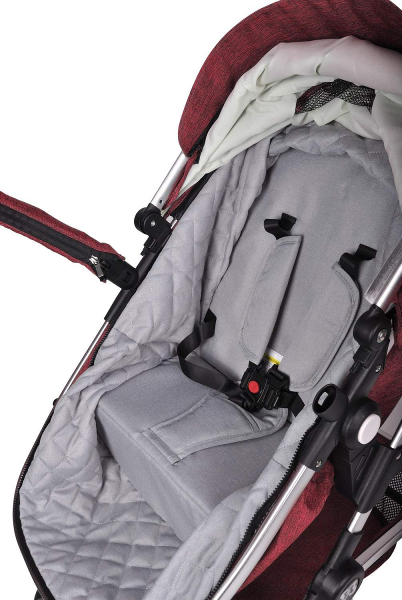 Коляска трансформер Farfello Pristina (Рубиновый PS-13)