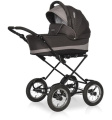 Коляска 2 в 1 Riko Basic Alfa Classic 10 коричнево-серый
