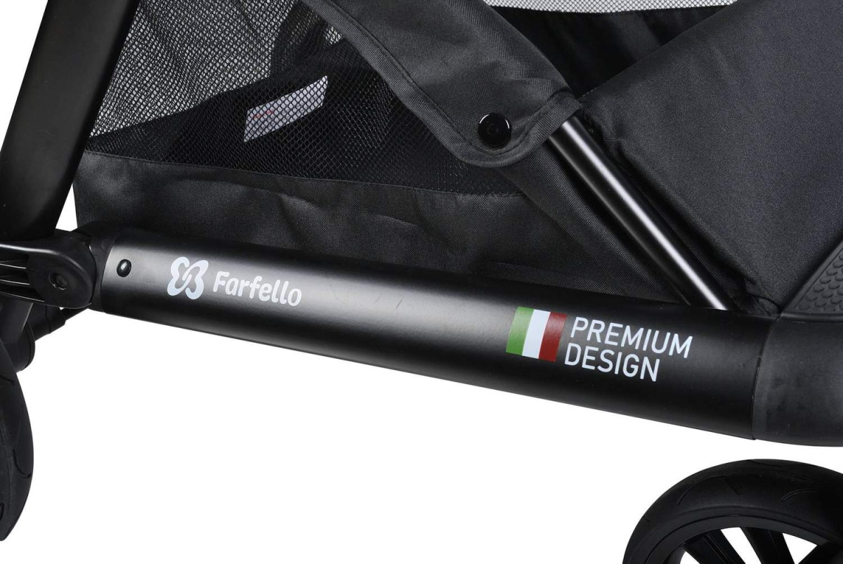 Коляска модульная 2 в 1 Farfello Jolly-S (J-88 серый)