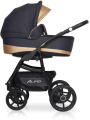 Коляска 3 в 1 Riko Basic Alfa Ecco 02 черно-песочный
