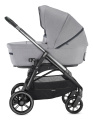 Коляска 2 в 1 Inglesina Aptica  с подставкой под люльку Stand Up, Silk Grey