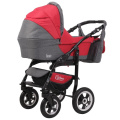 Коляска 2 в 1 Rant Fenix Len 11 красно-серый