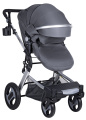 Коляска трансформер Farfello Diamond All-season (Электрический Серый)