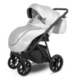 Коляска Camarelo Zeo 2 в 1 экокожа серебро