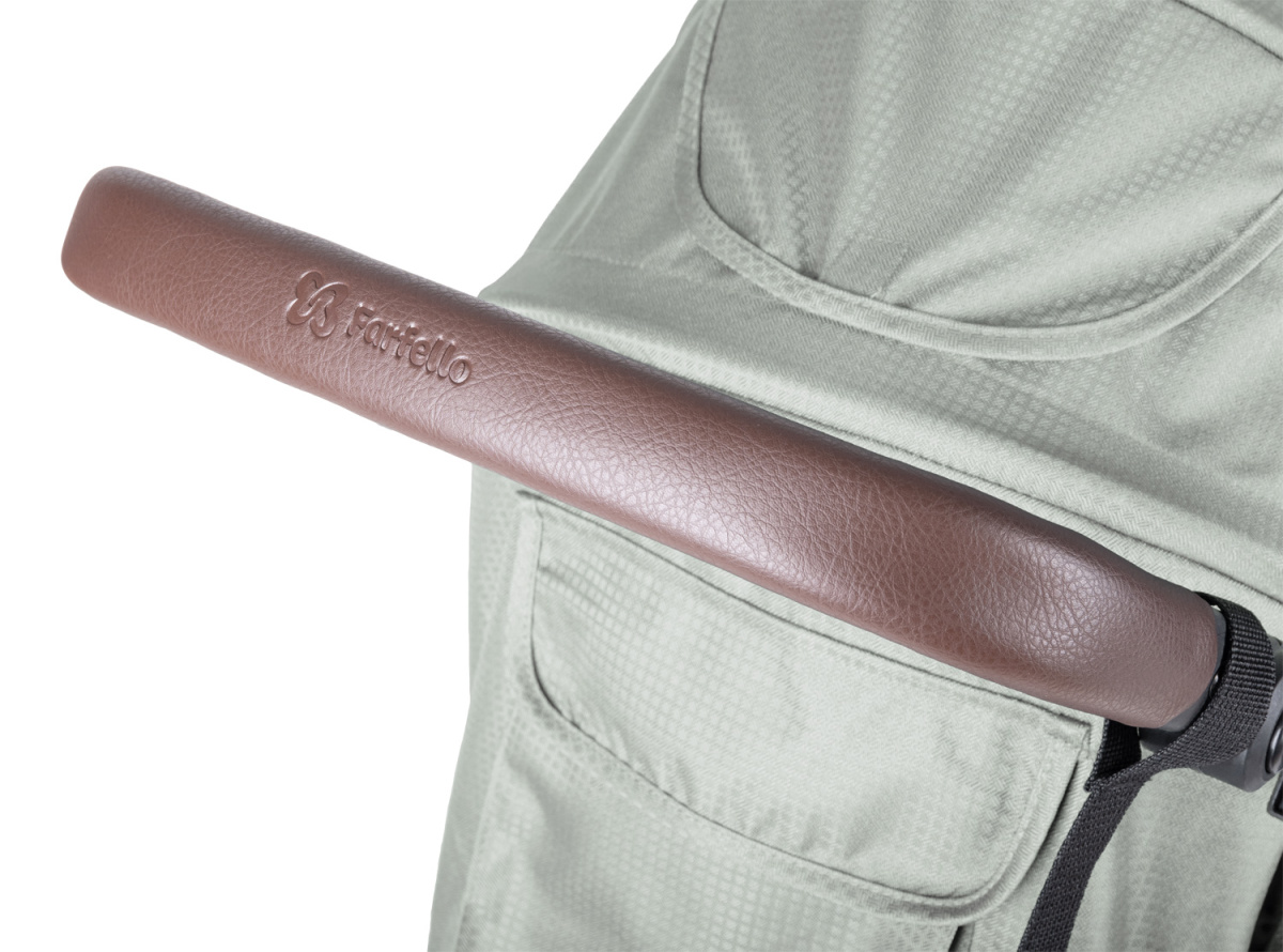 Коляска детская прогулочная Farfello Bino Angel Plus (Steel Gray Стальной серый)