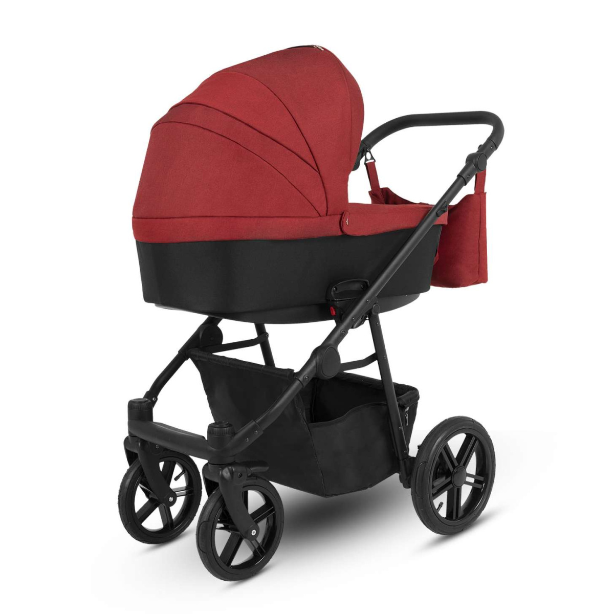 Коляска Camarelo Picco 3 в 1 красный меланж