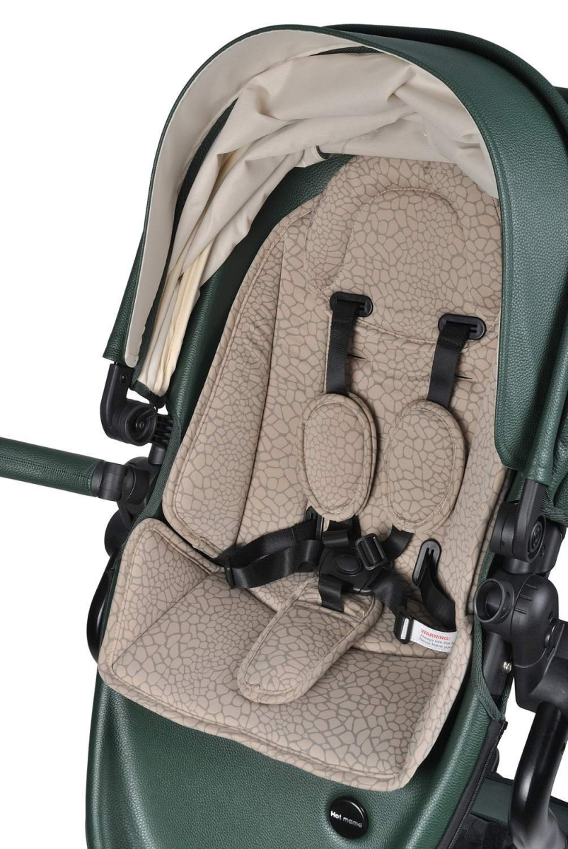 Коляска 2в1 Farfello Hot mama (Вечнозеленый)