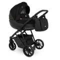 Коляска 2 в 1 Camarelo Zeo, Черный / Бронзовый кант (ZEO23-18)
