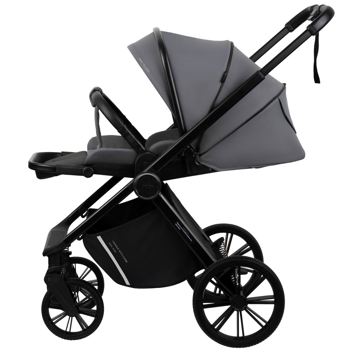 Коляска 2 в 1 Indigo STING темно-серый