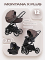 Коляска 3 в 1 Riko Basic Montana X Plus 44 Brown