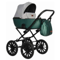 Коляска 2 в 1 Riko Basic Ozon Shine Prestige 05 серо-зеленый