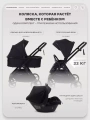 Коляска 3 в 1 Rant Basic Wave Black