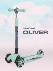 Самокат 3-х колесный Mowbaby Oliver Green