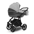 Коляска Camarelo Avenger 2 в 1 светло-серый жаккард/серая экокожа