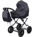 Коляска 2 в 1 Rant Siena Classic 2024 01 графит-серый